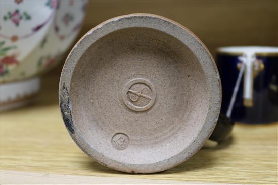 Bernard Leach. A St Ives pottery ALE mug, 13cm